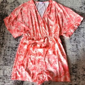 Women's satin rompers size L